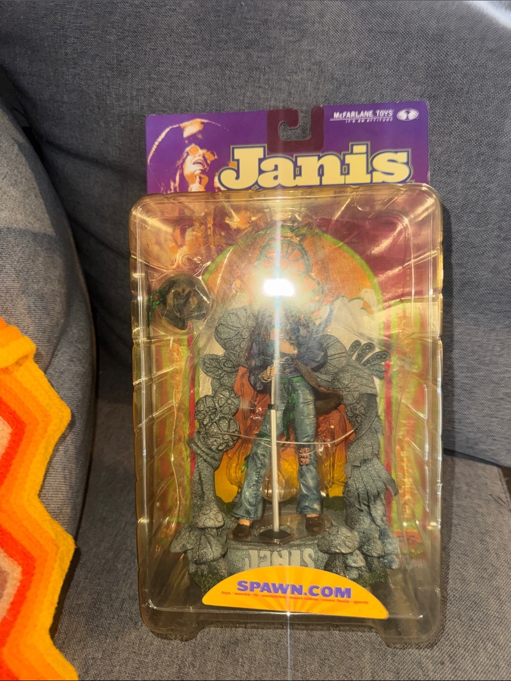 Rare 2000 McFarlane Toys Janis Joplin Super Stage Action Figure – NIBD